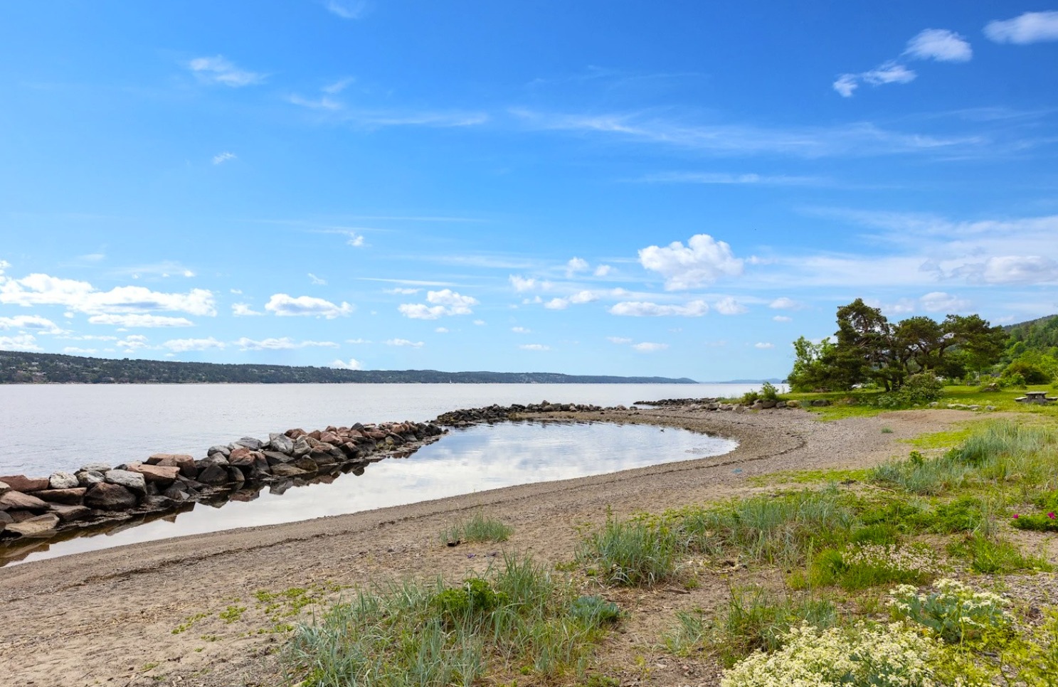 Gå avstand til stranda